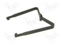 Fastening clip; H: 9.1mm; W: 12.6mm; -40÷70°C; plastic FINDER PODST-4