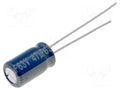 Capacitor: electrolytic; 47uF; 63VDC; Ø6.3x11.2mm PANASONIC ECA1JM470