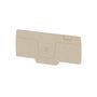 End plate (terminals), 84 mm x 2.4 mm, dark beige Weidmuller 1988320000 04050118372854