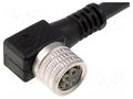 Cable: for sensors/automation; M8; PIN: 4; angled; 5m; plug; 60VAC LUMBERG AUTOMATION ELWIKAKV356022