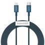 Baseus Superior Series Cable USB-C to iP, 20W, PD, 2m (blue), Baseus CATLYS-C03