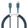 Baseus Superior Series Cable USB-C to iP, 20W, PD, 1m (blue), Baseus CATLYS-A03