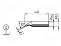 Tip; bent chisel; 2.2mm ERSA ERSA-0842JD