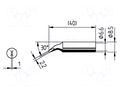 Tip; bent chisel; 2.2mm ERSA ERSA-0842JD
