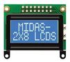 DISPLAY, ALPHANUMERIC, 8X2, WHITE MC20805B6W-BNMLW-V2