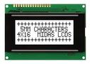 DISPLAY, ALPHANUMERIC, 16X4, WHITE MC41605A6W-FPTLW-V2