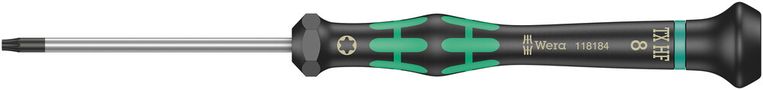 2067 TORX® HF Screwdriver with holding function for electronic applications, TX 8x60, Wera 05118184001