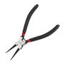 Straight Interior Circlip Pliers 7" Deli Tools EDL0341 (black), Deli Tools EDL0341