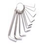 Hex Key Sets 1.5-10mm Deli Tools EDL3100 (silver), Deli Tools EDL3100