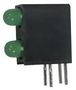 HOUSING LED, W/2 LED, GREEN L-7104MD/2GD