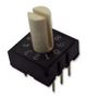 SWITCH, ROTARY, THT, 10X10, 10 POS, 4X1 MCRH4HAF-10R-V-B