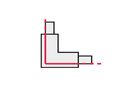 Connector L for 3 phase trak LUMICANTO right white with feeding PRIME 210707 5905378210707
