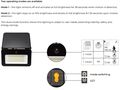 LED floodlight with solar panel and motion sensor FLOWLITE, 1000lm, CCT, 2130mAh 211346 5905378211346