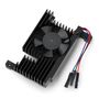 All-In-One - cooling fan with heatsink - aluminum - with PWM control - for Raspberry Pi 4B - Waveshare 22913 WSR-22140