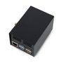 Housing for HiFiBerry and Raspberry Pi 5 - steel - black RHF-25041 4260439550941