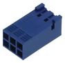 RCPT HOUSING, 4POS, POLYESTER, BLUE 65239-002LF