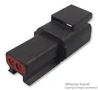 AUTOMOTIVE HOUSING, RCPT, 3POS, 7.5A DTMH04-3PB