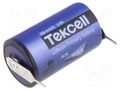 Battery: lithium; 1/2AA; 3.6V; 1200mAh; non-rechargeable; for PCB TEKCELL BAT-ER14250PCB1X1