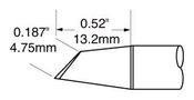 TIP, SOLDERING, DRAG, 4MM STV-DRH440A