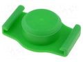 Syringe plug; 30/55ml; green; for syringes; silicone free; QuantX FISNAR FIS-CAPQX-30/55