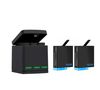 Telesin Box three-channel charger for GoPro Hero 5/6/7/8 + 2 batteries (GP-BNC-801), Telesin GP-BNC-801