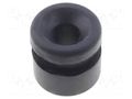 Grommet; Ømount.hole: 14.7mm; Øhole: 7mm; rubber; black FIX&FASTEN FIX-GR-16