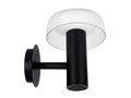 Solar Wall Light 3000K 170lm 2Ah USB-C Round IP54 Black PRIME 217577 5905378217577
