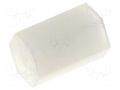 Screwed spacer sleeve; hexagonal; polyamide; M2; L: 7mm FIX&FASTEN FIX-HP2-7