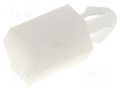 PCB distance; polyamide; L: 7mm; natural; Spanner: 5.5mm; Pitch: 0.5 FIX&FASTEN FIX-MAE-7TV
