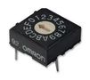 SWITCH, ROTARY, 10 POS, 4X1, TOP A6R101RS