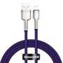USB cable for Lightning Baseus Cafule, 2.4A, 1m (purple), Baseus CALJK-A05