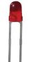 LED, RED, 20MCD, 625NM, 60DEG, T-1 L-934ID