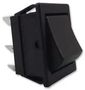 SWITCH, ROCKER, DPDT, BLACK, ON-ON C1560AAAAA