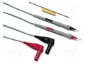 Test leads; 3A; red and black; 1mm FLUKE FLK-TL910