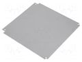 Front panel; aluminium; W: 300mm; L: 300mm; CAB; Wall thick: 1.5mm FIBOX FPA33