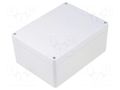 Enclosure: multipurpose; X: 125mm; Y: 165mm; Z: 75mm; ABS; grey; IP65 COMBIPLAST CP-1245