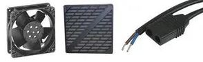 FAN KIT, AC, INC FILTER & LEAD, 119MM 4850N-KF1