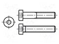 Screw; M4x25; 0.7; Head: cheese head; hex key; HEX 2.5mm; steel BOSSARD B4X25/BN17
