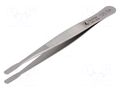 Tweezers; 120mm; Blade tip shape: flat IDEAL-TEK IDL-125.SA