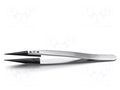 Tweezers; 130mm; Blades: narrow; ESD; Blade: 1x0.6mm IDEAL-TEK IDL-259CFR.SA