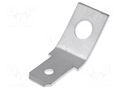 Terminal: flat; 6.3mm; 0.8mm; male; M4; screw; brass; tinned NINIGI FS2257