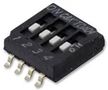 SWITCH, FLUSH, SPST, 4 WAY, SMD TDA04H0SB1