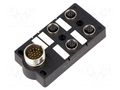 Splitter; A code-DeviceNet / CANopen; PIN: 5; IP67; 2A; 24V; IN: 4 AMPHENOL LTW DB125A4M23DPS7001
