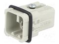 Connector: HDC; contact insert; male; 42V; PIN: 8; size A3 AMPHENOL C146-10A0080002