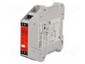 Module: safety relay; 24VAC; 24VDC; IN: 1; for DIN rail mounting OMRON G9SB-200-B