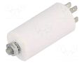 Capacitor: polypropylene; motors, run; 4uF; 450V; ±5%; 3000h SR PASSIVES CBB60E-4/450