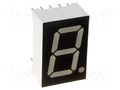 Display: LED; 7-segment; 14.2mm; 0.56"; No.char: 1; red; 60mcd; anode OPTO Plus LED OPD-S5620LE-BW