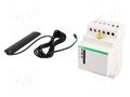 GSM module controller; for DIN rail mounting; 230VAC; relay F&F SIMPLY-MAX-P01