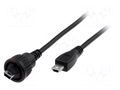 Adapter cable; adapter; Data-Con-X; straight; with lead; USB 2.0 SWITCHCRAFT DCM-USBNB-USMAR2