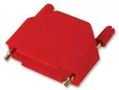 BACKSHELL, PLASTIC, VERTICAL, RED, 9WAY MC-DPPK9-RED-K